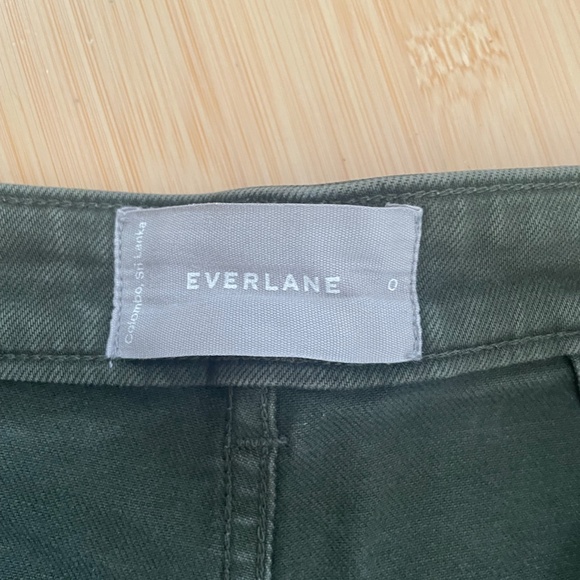 Everlane The Slim Leg Crop Pant (0 R Green) - Picture 9 of 10